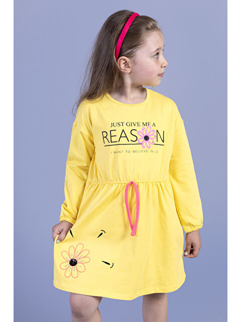 Toontoykids Kız Çocuk Baskılı Elbise - S000268274-20072