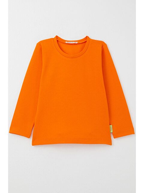 Breeze Kız Bebek Uzun Kollu Tişört Basic Turuncu (9 Ay-1.5 Yaş) - S000325231-20013