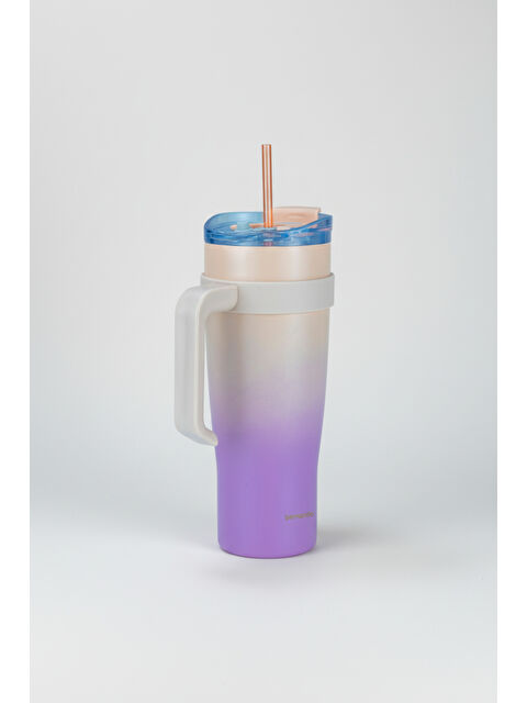 BERNARDO Alto Pipetli Termos Bardak Pembe 1000ml