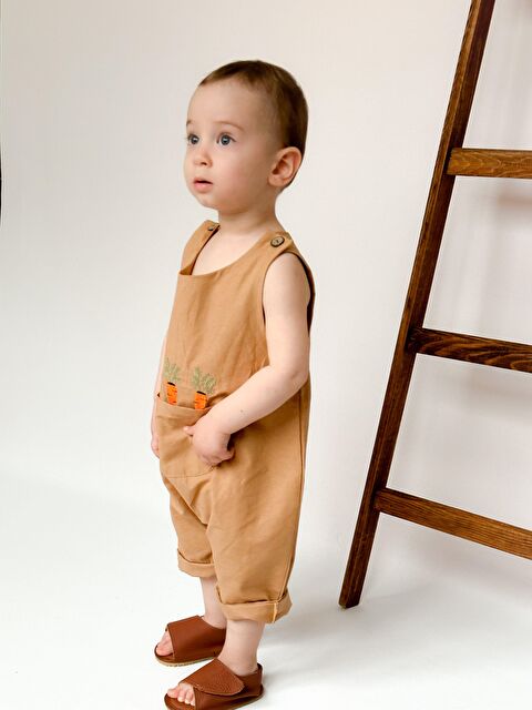 Miababy Nakışlı Yazlık Efil Tulum - S000413039-19413