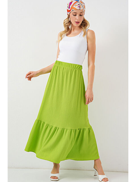 Bigdart 1886 Uzun Örme Etek - E.Yeşil - S000089607-37469