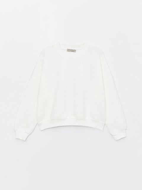 Little Star Kız Çocuk Beli Lastikli Basic Kapitone SweatShirt - S000121172-19966