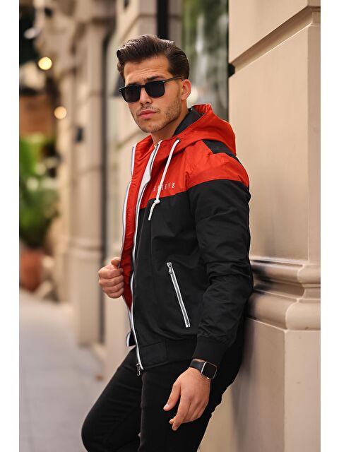 Stilkombin Parçalı Çift Renk Erkek Yağmurluk Mevsimlik Bl 1537 - S000114463-18657