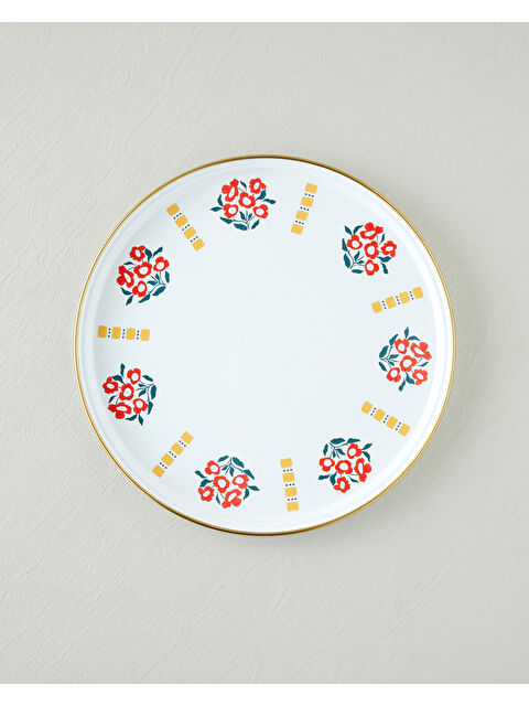 English Home Bright Parade Emaye Tepsi 31 cm Renkli - S000524934-5205