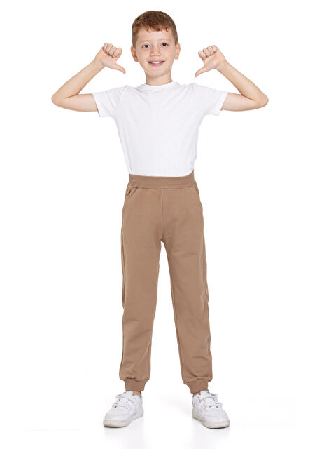 Myhanne Beli Lastikli Erkek Bebek Jogger Eşofman Altı 50707 - S000272759-19413