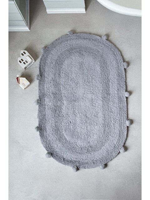 LAMPETİE | Eris Tekli Banyo Paspası 50x80 Gri - S000524937-20600