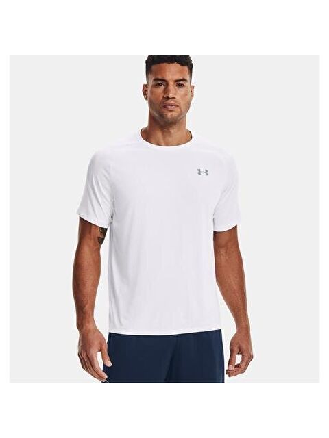 Under Armour Tech 2.0 Erkek Beyaz Yuvarlak Yaka Tişört - S000522166-20063