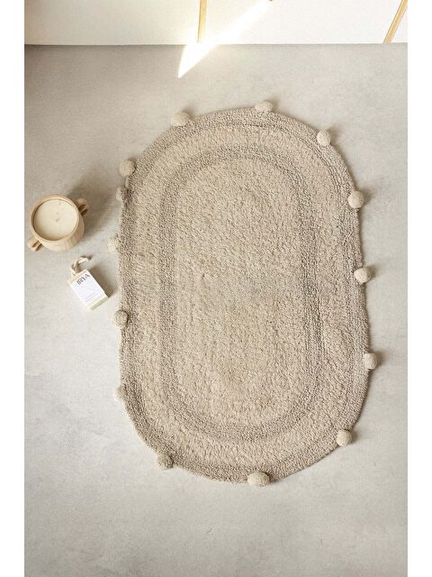 LAMPETİE | Eris Tekli Banyo Paspası 50x80 Kahverengi - S000524937-19413