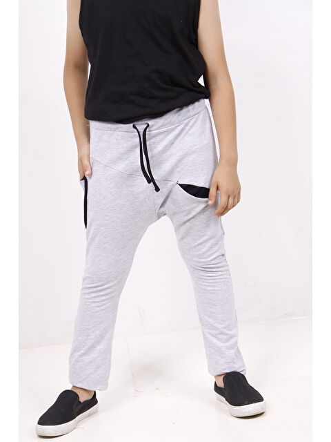 Toontoykids Erkek Çocuk Yanı Gizli Cepli Şalvar Model Eşofman Altı - S000271942-74