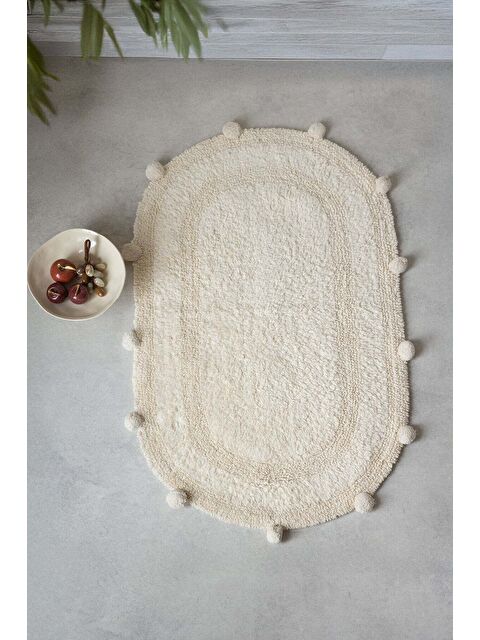 LAMPETİE | Eris Tekli Banyo Paspası 50x80 Bej - S000524937-19928