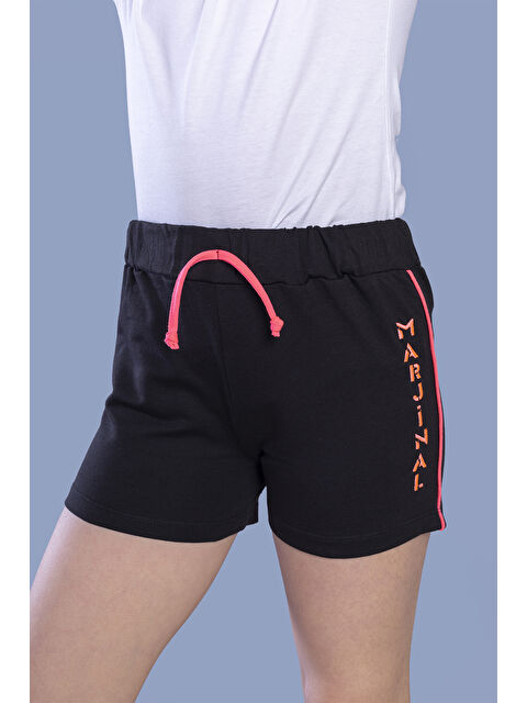 Toontoykids Kız Çocuk Yazı Nakışlı Şort - S000420599-19351