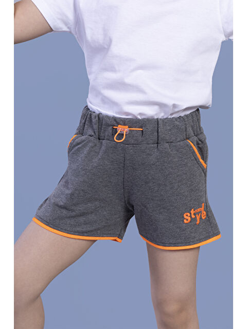 Toontoykids Kız Çocuk Beli Ayarlanabilir İki Yanı Cepli Şort - S000420601-29666