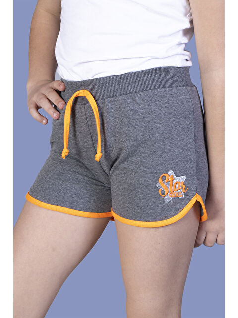 Toontoykids Kız Çocuk Star Girl Nakışlı Şort - S000420604-29666