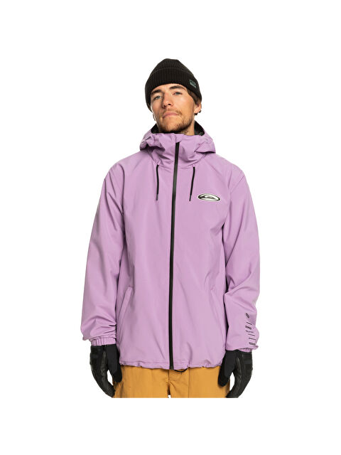 Quiksilver High In The Hood Unisex Mor Snowboard Ceketi Kayak Montu - S000489970-20042