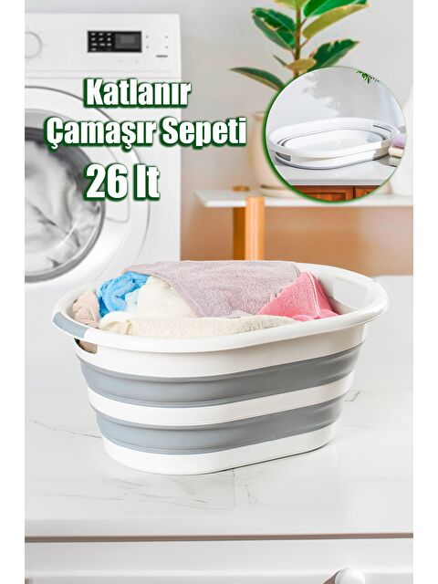 Porsima LA-550 Katlanabilir Çamaşır Sepeti - S000326712-37227