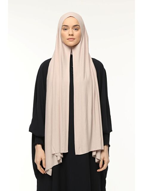 Altobeh Hazır Pratik Geçmeli Lüks Organik Düz Penye Şal Eşit Hizalı - S000377764-29737