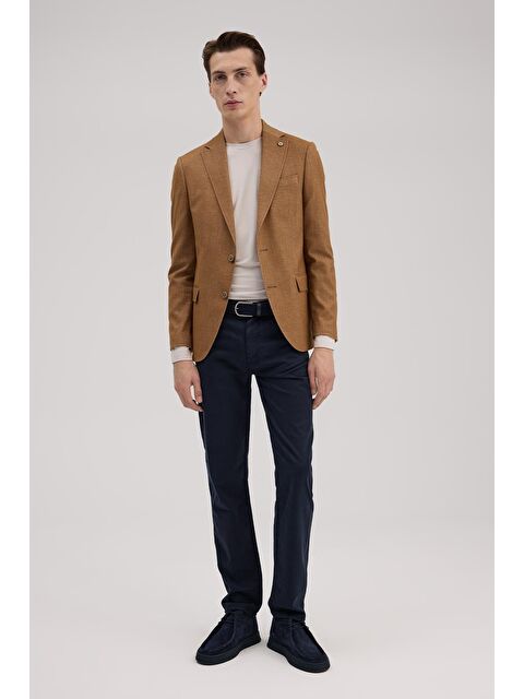 JAKAMEN Taba Slim Fit Sivri Yaka Ceket - S000496636-14955