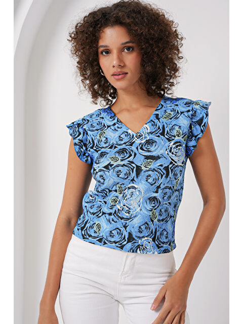 Bigdart 0430 Örme Bluz - A.Mavi - S000102363-17437