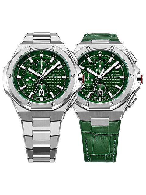 Jacques Philippe JPQGC4813X6XS Erkek Kol Saati ve Yedek Kordon