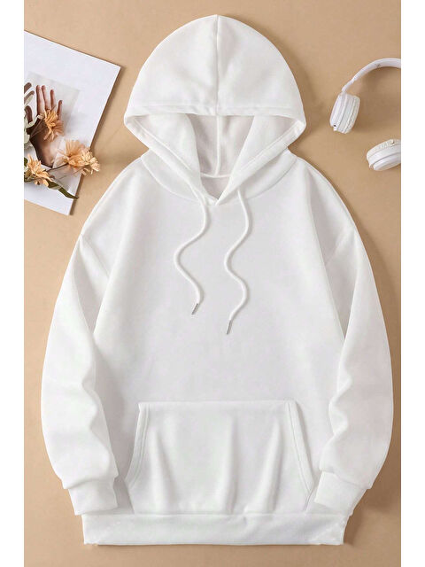 uyguntarz Can Dostum Baskılı Oversize Sweatshirt - S000265659-20063