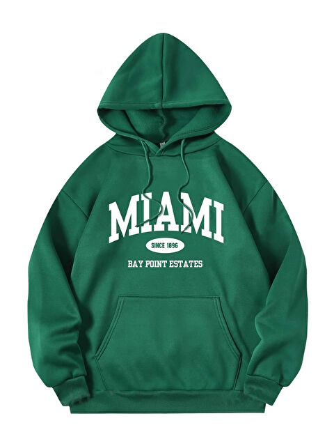 uyguntarz Miami Baskılı Oversize Sweatshirt - S000265678-18194
