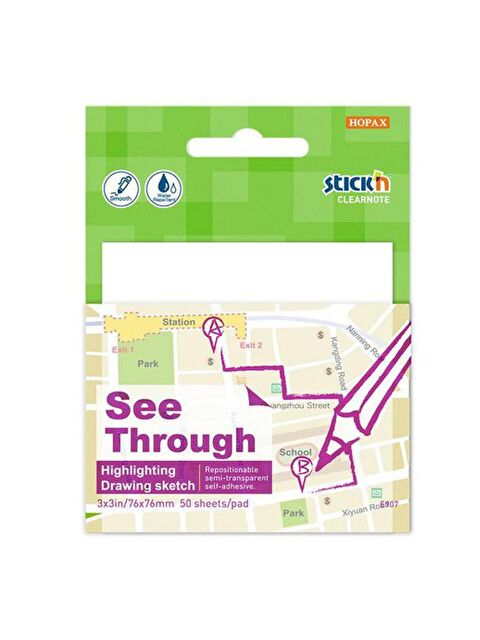 Gıpta Hopax Stickn 21712 Yapışkanlı Not Kağıdı - S000151989-26865