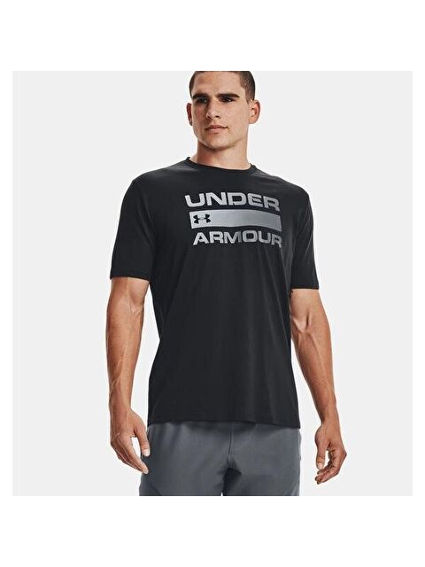 Under Armour Team Issue Wordmark Erkek Siyah Tişört - S000522167-19351