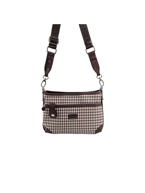 Silver Polo Kadın Çapraz Çanta 1160-45856 SILVER POLO ÇAPRAZ BAYAN ÇANTASI M191 KAHVE SARI-MAT KAHVE - S000507879-19413