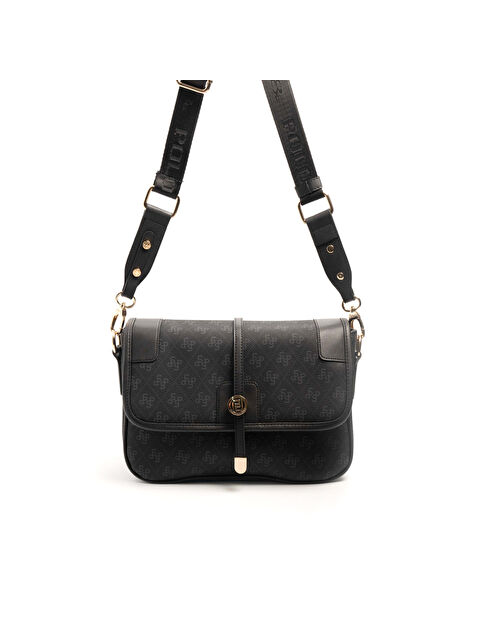 Silver Polo Kadın Çapraz Çanta 1182-46526 SILVER POLO ÇAPRAZ BAYAN ÇANTASI M178 SİYAH-MAT SİYAH - S000507881-19351