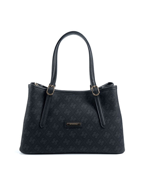 Silver Polo Kadın Omuz Çantası 1252-47963 SILVER POLO M178 SİYAH-MAT SİYAH - S000507882-19351