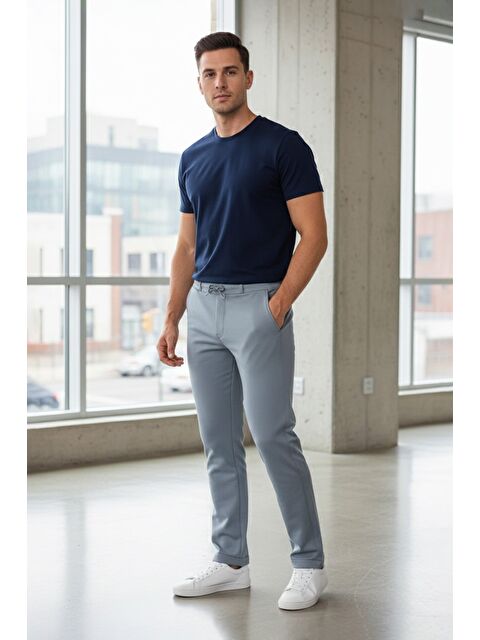 Fullamoda Beli Bağlamalı Duble Paça Pantolon - S000488957-20600