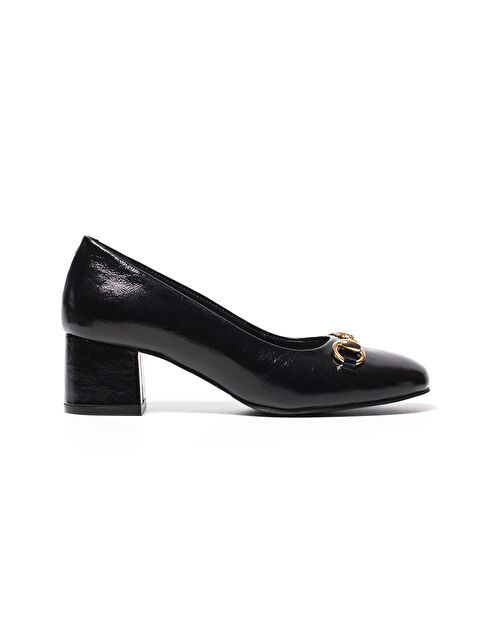 Chiara Bellini Kadın Topuklu/ Stiletto 645 10 Patent Leather Wrinkled - S000509682-19351