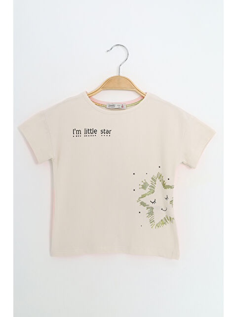 Toontoykids Kız Çocuk Baskılı Tişört - S000307963-19965