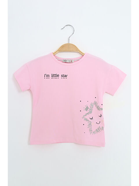 Toontoykids Kız Çocuk Baskılı Tişört - S000307963-20020