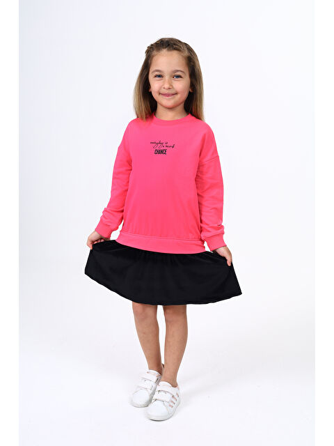 Toontoykids Kız Çocuk Baskılı Elbise - S000333339-18686