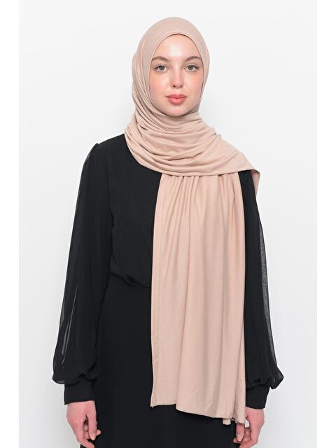 Altobeh Hazır Pratik Geçmeli Lüks Organik Düz Penye Şal Eşit Hizalı - S000377764-19927