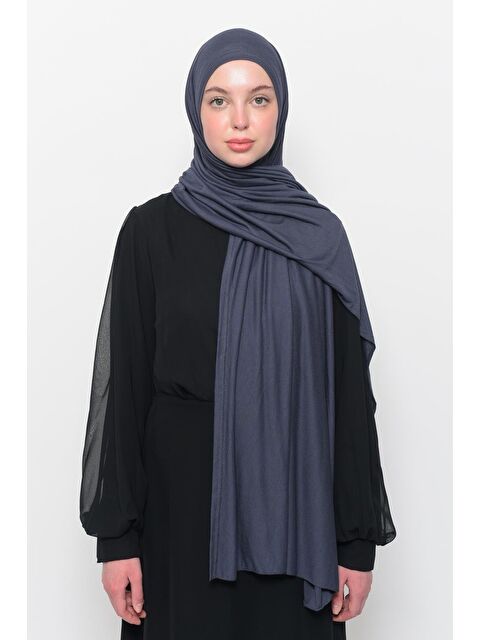 Altobeh Hazır Pratik Geçmeli Lüks Organik Düz Penye Şal Eşit Hizalı - S000377764-33408