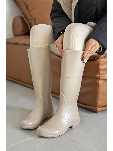 Straswans Benton  Kadın Yağmur  Çizmesi Vizon - S000512766-26429