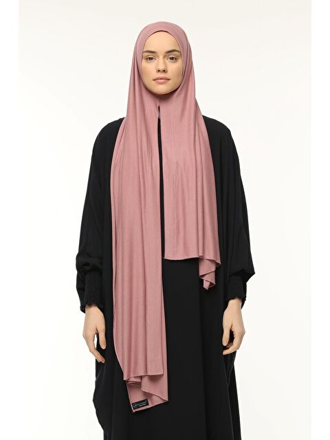 Altobeh Hazır Pratik Geçmeli Lüks Organik Düz Penye Şal Çapraz Hizalı - S000377765-20023