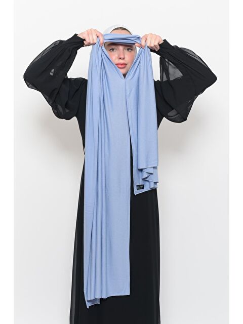 Altobeh Hazır Pratik Geçmeli Lüks Organik Düz Penye Şal Çapraz Hizalı - S000377765-8461