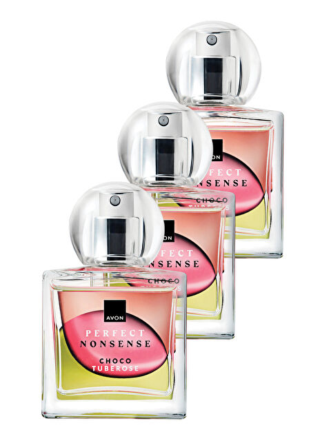 AVON Perfect Nonsense Choco Tuberose Kadın Parfüm Edp 50 Ml. Üçlü Paket - S000511634-10231