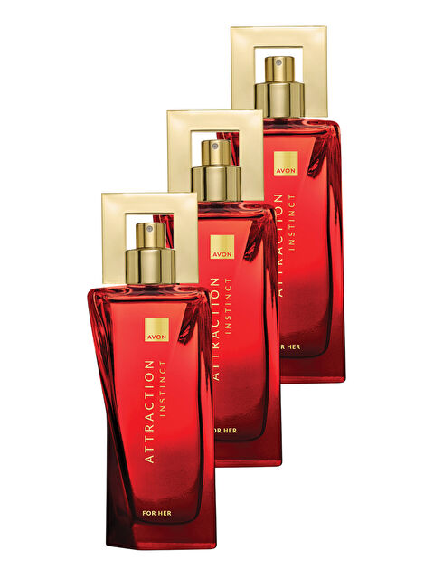 AVON Attraction Instinct Kadın Parfüm Edp 50 Ml. Üçlü Paket - S000511636-10231