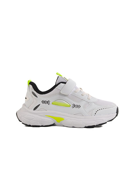 Pepino Beyaz Cırtlı Fileli Hafif Erkek Çocuk Spor Ayakkabı 1866 F - S000370040-37245
