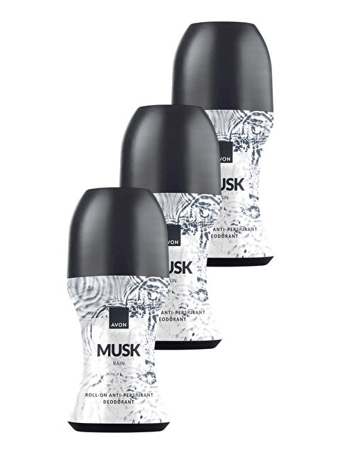 AVON Musk Rain Erkek Roll-on 50 Ml. Üçlü Paket - S000511639-10231