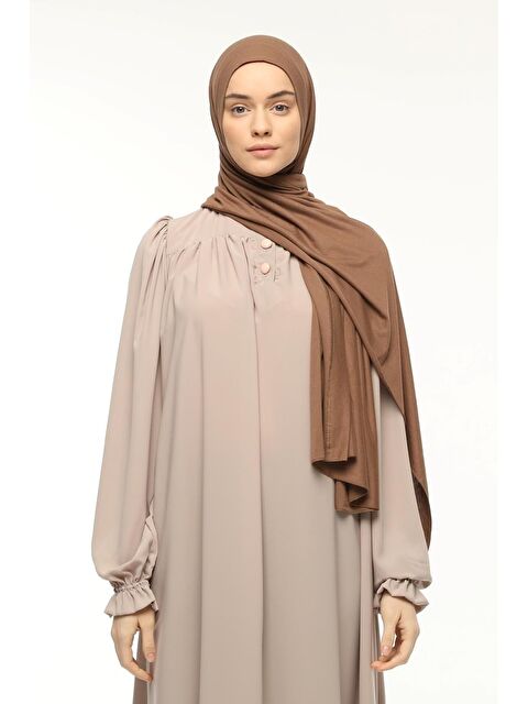 Altobeh Hazır Pratik Geçmeli Lüks Organik Düz Penye Şal Çapraz Hizalı - S000377765-26420