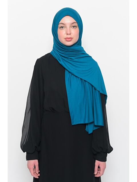 Altobeh Hazır Pratik Geçmeli Lüks Organik Düz Penye Şal Çapraz Hizalı - S000377765-20017