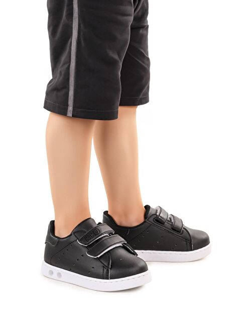 Kiko Kids Royzo Cırtlı Işıklı Erkek Bebek Spor Ayakkabı - S000197902-19351