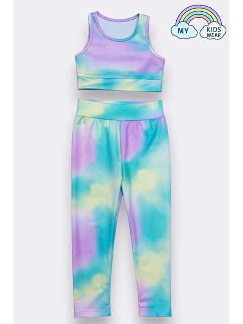 My Kids Wear Kız Çocuk Çok Amaçlı Desenli Mayo & Spor Takımı 12444 - S000501980-18709