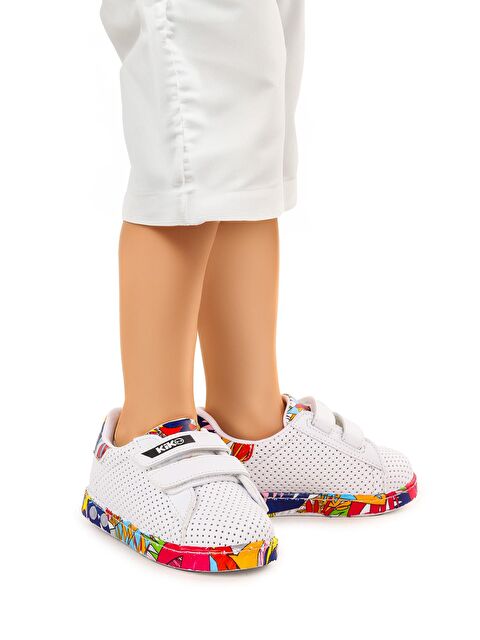 Kiko Kids Perforated Cırtlı Işıklı Erkek Bebek Spor Ayakkabı - S000212570-20063