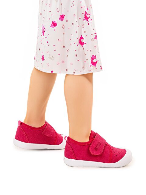 Kiko Kids Daffy Cırtlı Kız Bebek İlk Adım Panduf Ayakkabı - S000214296-18686